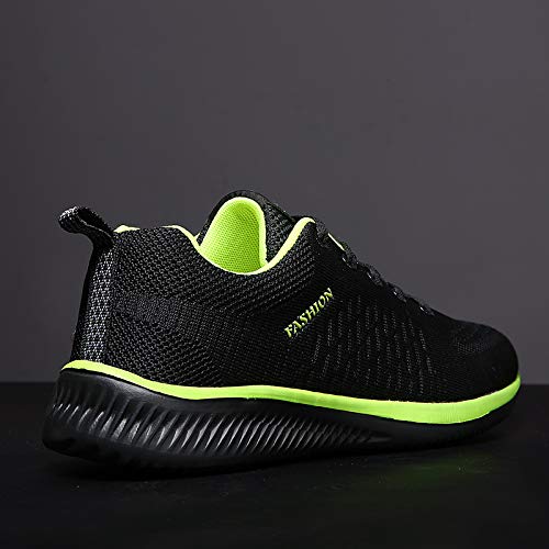 Image of Men Non-Slip Work Shoes Tennis Gym Sneakers Breathable Slip Resistant Lightweight and Comfortable for All-Day Wear Sports and Walking