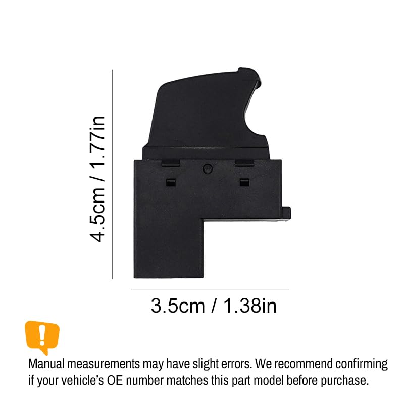 4-Pin Fuel Gas Door Release and Rear Trunk Button Switch Compatible with VW Jetta Golf MK4, Passat B5 1999-2005, Replaces# 1J0959833A