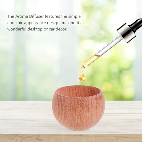 Difusor aromático eléctrico de madera minkissy pequeño miniatura 3