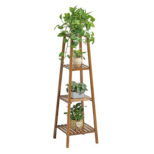 YAzNdom Flower Stand Solid Wood Tower Multi-layer Succulent Display Stand Flower Exhibition Flower Pot Indoor And Outdoor Garden Storage Rack (3 Heights Optional) Succulent Flower Stand
