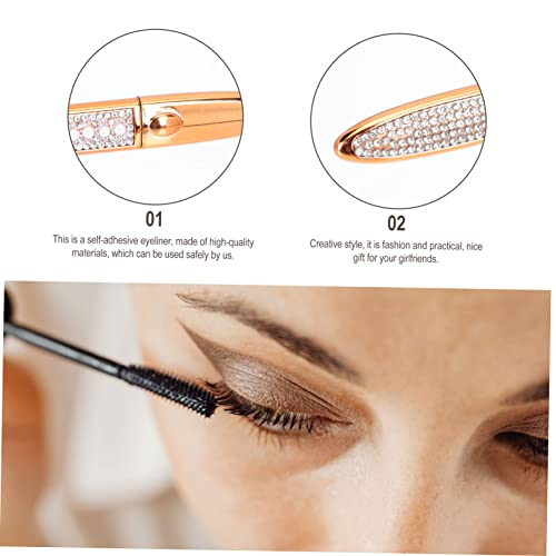 Set de 3 lápices delineadores adhesivos para ojos OUNONA miniatura 5