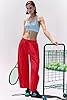 Panadila Womens Barrel Pants Drawstring Wide Leg S... #5