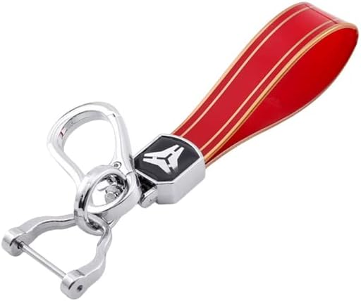 KEYAUTO - Soft TPU Smart Key Car Case Keychain Protector For Renaults Captur 2020 for Renaults Clio Megane Arkana Arcan Kadjar Zoe Espace 5 (red keychain)
