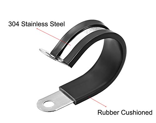 QWORK® - P clips Fascette stringitubo, fascette in...