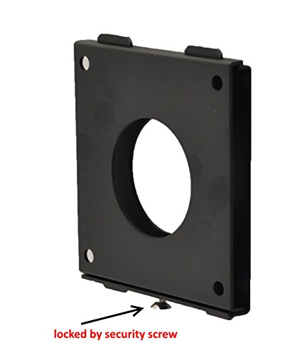 TABcare Mini Kit de montagem de parede VESA 75 mm de perfil baixo anti-furto, monitor de LED LCD