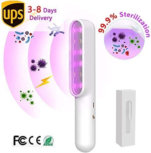 Ultima Life - Premium Ultraviolet UVC Light Sanitizer Wand. Sterilize Against Germs, Bacteria, and Viruses at Home, Office, or Travel - USB Rechargeable