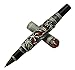 Jinhao Vintage Dragon Roller ball Pen Gray Red for Journal Writing, Travel Diary with Pen Pouch and Jewelry on Top Heavy Pen