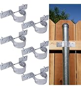 Chain Link Gate Rollers Heavy Duty Sliding Gate Track Rollers – Galvanized Steel For 1-7/8" Gate Frame & 1-5/8" Track Pipe, 2 Pack Double U Bolt Gate Rollers
