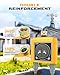 RAINPOINT WiFi Water Timer with Brass Inlet, 2 Outlets Sprinkler Timer,Automatic Irrigation System Controller, APP & Voice Control, Irrigation by Weather/Quantity/Soil Moisture