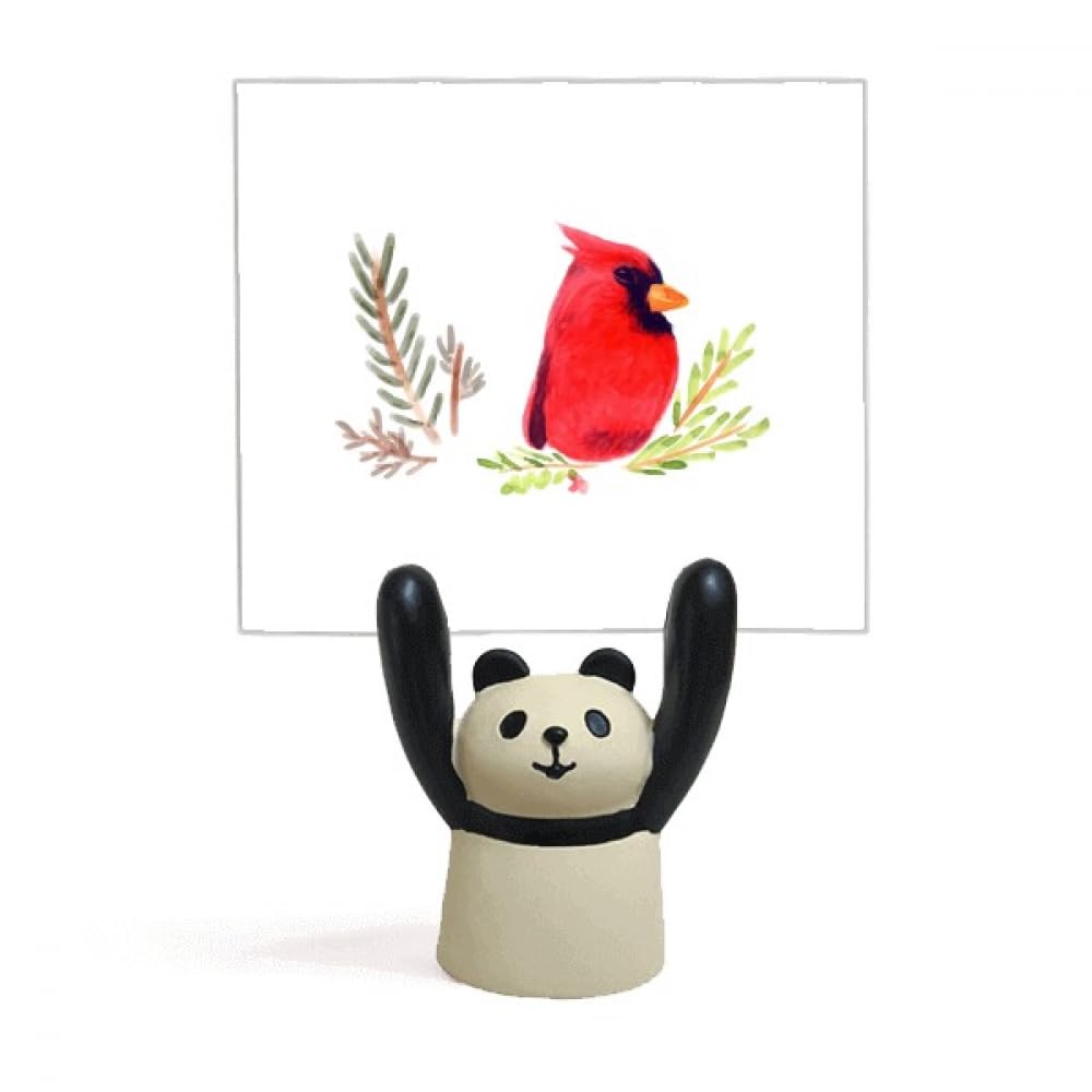 Support de mémo rouge panda stable pour ranger vos notes - 4