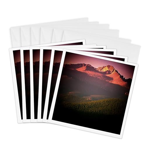 Cartes de vœux Longs Peak lot de 6 pour ne plus manquer de cartes blanches