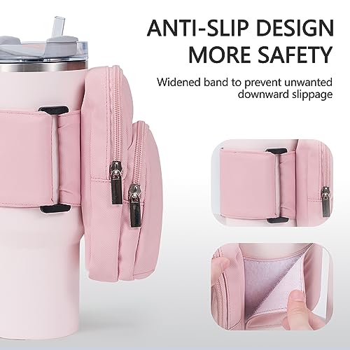 Image of Pouch Bag for Stanley Cup, Fits Stanley Quencher 40 Oz, Bag Only, Pink