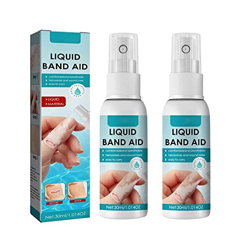 Zinbole Liquid Bandage Spray,Liquid Skin Bandage,Quick-Dry Spray Plasters For Wounds, Liquid Bandage Spray,For Minor Cuts, Scrapes, Wounds, Cracked Skin (2 Pcs) #TOP3