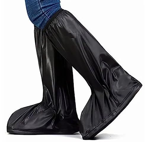 Cubrecalzados impermeables TITA-DONG para lluvia, reutilizables y plegables, de PVC, para deportes al aire libre, senderismo, escalada, camping, patineta y viajes, antideslizantes, equipo para lluvia para hombres y mujeres miniatura 6