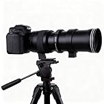 Andoer 420-800mm f/ 8.3 Manual Telephoto Zoom Lens for Canon EOS Rebel SL2 SL1 T3 T3i T4i T5 T5i T6 T6i T6s T7 T7i 4000D 6D 7D 60D 70D 77D 80D 5D II/III/IV 550D 650D