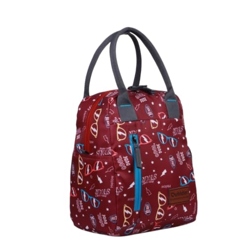 Image of Outrider Polyester Jumbo Lunch Bag,Lunch Bag for Office Men, Women and Kids, Quality Tiffin Bag for School, Picnic, Work, Carry Bag for Lunch Box, 12 litres,