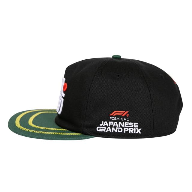 Gorra Snapback Unisex Formula 1 Malbon Suzuka Spirit Negra miniatura 2