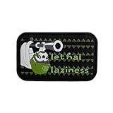Lethal Laziness PVC Morale Patch – Hook and Loop Tactical Sniper Sloth Patch – Durable Waterproof Ranger Eye for Backpacks, Hats, and Gear – Funny Sniper Gift & Collectible