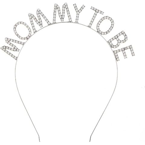 Mommy To Be Rose Gold Headband Tiara Cover