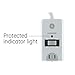 GE 6-Outlet Surge Protector, 2 Pack, 10 Ft Extension Cord, Power Strip, 800 Joules, Flat Plug, Twist-to-Close Safety Covers, Protected Indicator Light, ETL Listed, White, 46862
