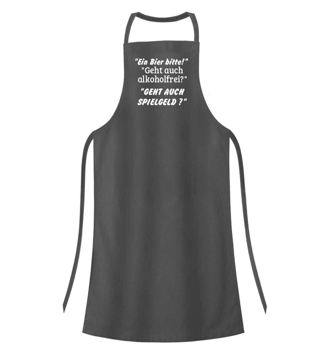 Tablier de barbecue de qualité supérieure gris pour éviter les taches de graisse