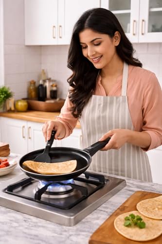 Image of Premium Non-Stick Cookware Combo Pack of 2 - Fry Pan & Kadai | Induction Base | Gas Stove Compatible | Aluminium Body