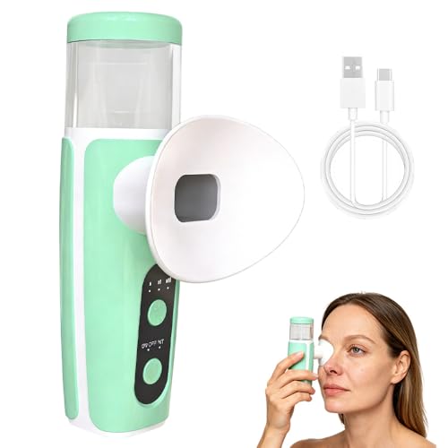 Eye Steamer for Dry Eyes Aryxx Dry Eye Steamer Nano Eye Mist Sprayer Heat & Hydration Technology Eyes Steam Therapy Wand with Hot & Cold Compress Modes for Moisturizing and Soothing