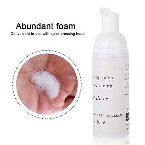 Salmue wimperreiniger Ooglidreiniger, 60 ml schuimreiniger wimperverlenging makeup remover tool, wimperverlenging… - Afbeelding 6