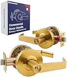 Commercial Door Handle Gold - Grade 2 Lockset - Door Lever Schools Offices Industrial UL CUL & ADA – ANSI...