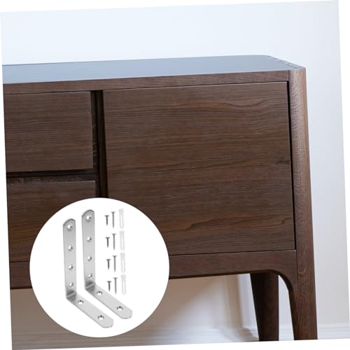 VICASKY 2 Unidades Kit Anti-queda Âncoras De Parede Para Móveis Âncoras Para Móveis De Parede Suport