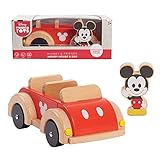 Disney Wooden Toys Mickey Mouse Figure and Vehicle, Amazon Exclusive, by Just Play