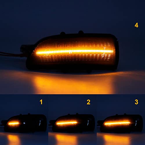 AutoStyle Set LED Side-Mirror Indicators compatible with Volvo various models - Smoke - incl. Dynamic Running Light