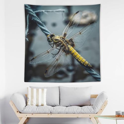 Tapisserie murale animaux sur corde BTCOWZRV de décoration pour chambre