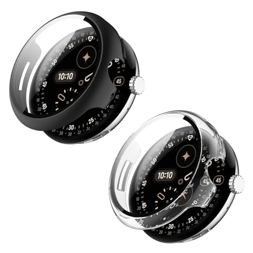 [ToVioc] P[X For Google Pixel Watch 4 41 mm یP[X y2Zbgz یJo[ KXtB ̌^ VfUC PC+KXf Sʕی ϏՌ h~ ȒP ߗ x Jo[ Google