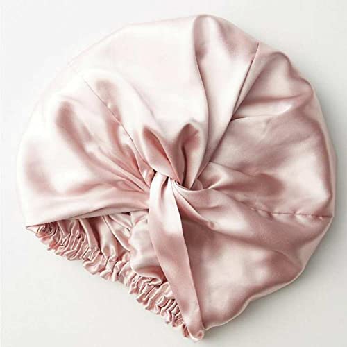 Gorro de satén para dormir ajustable y elástico protector del cabello para mujer 5