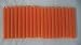 Set of 20 orange Mini Chime Candles: 4" Tall x 0.5" Wide