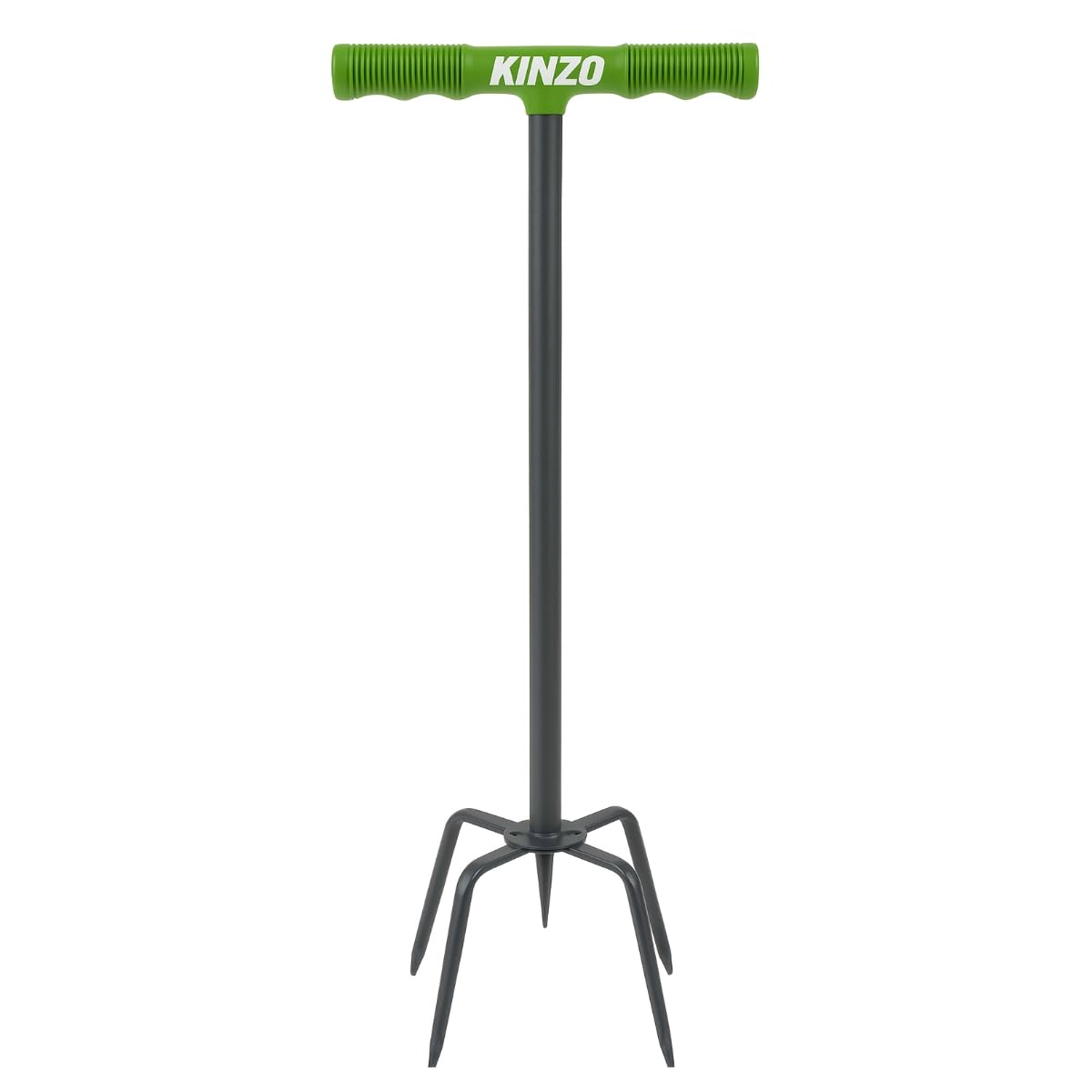 Kinzo Gartenkralle 96 cm - Gartenwerkzeug für Bodenlockerung, Unkrautvernichter mit Ergonomischem Griff