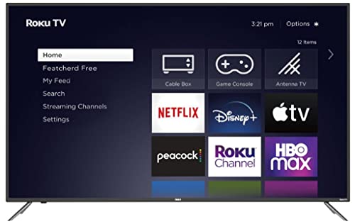RCA 58-inch 4K UHD Roku Smart Flat Screen LED TV, ...