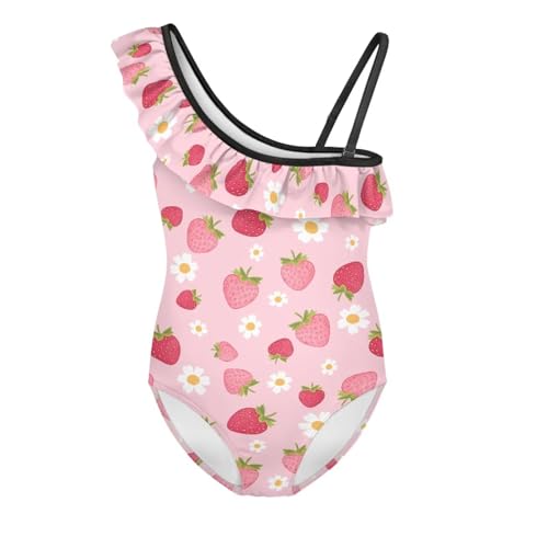 Ystardream Cute Cartoon Bathing Suits for Girls One Piece Swimsuits for Family Vacation Pool Party