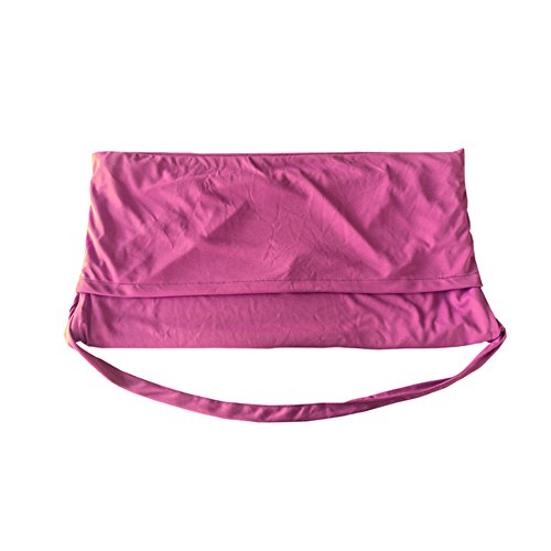 Allomn Lounge Chair Towel Beach Towel Microfiber Pool Lounge Chair Cover Lawn Chair Cover Patio Chair Cover With Pockets Holidays Sunbathing Quick Drying Towels 75X210 Cm (Purple Red) #TOP4