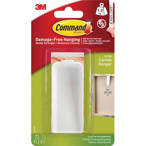 Image of Large Canvas Hanger, 1-Hook, 2-Large Strips, 2-PACK