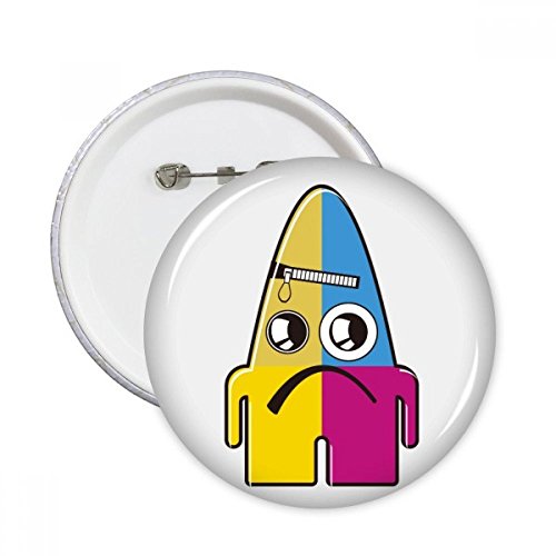 Badge bouton alien et univers multicolore pour personnaliser un sac