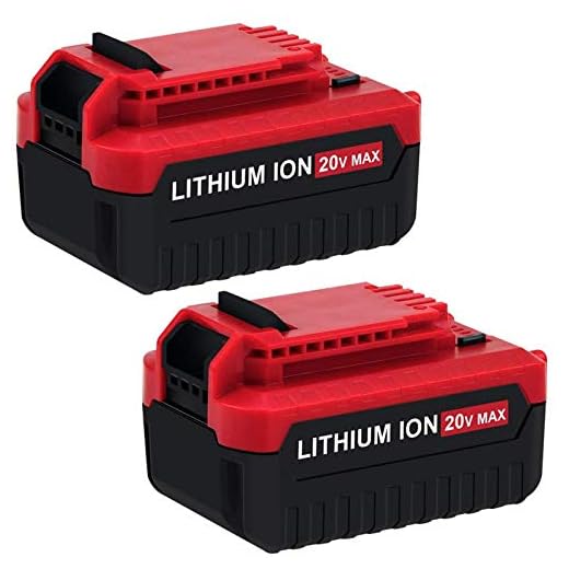 Dosctt 2 Packs 6.0Ah 20 Volt PCC685L Replacement Battery Compatible with Porter Cable 20V Lithium Battery PCC680L PCC682L PCC681L PCC685LP Cordless Tools Batteries