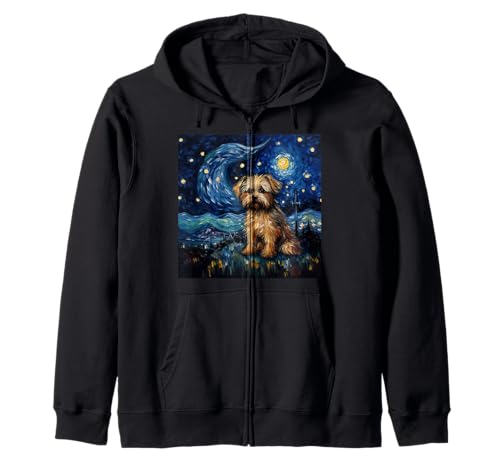 Bolonka Zwetna Sternennacht Kapuzenjacke