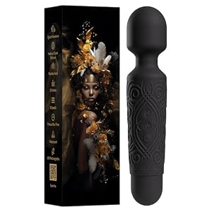 LuLu Wand Vibrator for Women – Powerful Magic Wand Massager Rechargeable Waterproof Silent – Mini Vibrating Wand Sex Toy with Strong Vibrations for Clitoral Stimulation