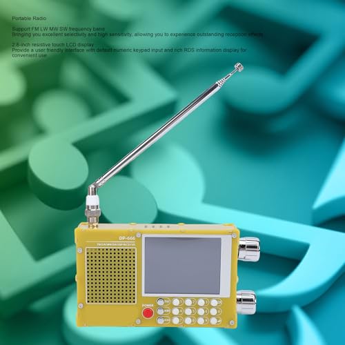 Radio portátil XUMIUZIY Full Band con pantalla LCD táctil 2.8" miniatura 3