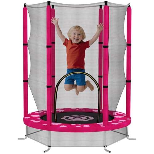 Trampoline pour enfants de 3 à 6 ans avec filet de sécurité