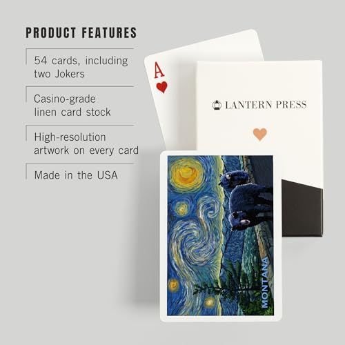 Cartas de Póker Montana Starry Night 52 unidades miniatura 3
