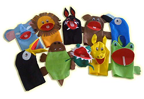 Fantoches Animais em Feltro c/ 20