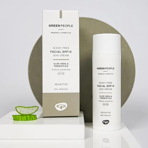 Green People Scent Free Facial SPF15 Sun Cream 50ml | Natural & Organic Sensitive SPF Moisturiser for Combination, Spot-Prone or Sensitive Skin | Paraben Free & Unscented | Cruelty Free & Vegan - Image 4